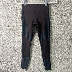 Koral Leggings Women’s Small Forge Dark Chocolate Brown and Black Mid Rise